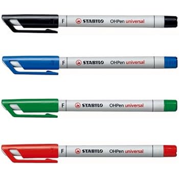 STABILO Universal OHP Pen Fineliner Medium Non-Permanent Projector Pen - Foto 8