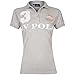 Produktbild HV POLO Damen kurzarm Polo-Shirt Favouritas EQ SS Prints Stickereien (M, silvergrey melange)