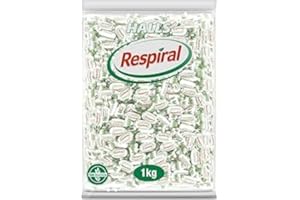 iChuches – Caramelos Duros Respiral Surtidos | Sabores Limón, Menta, Mentol, Miel y Regaliz | Caramelos Refrescantes para Garganta y Aliento | Dureza y Sabor Duradero en Cada Bocado (Menta)