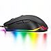 Produktbild Bescita Gaming Maus, V6 Wired RGB LED Hintergrundbeleuchtung 4000DPI Optische USB Ergonomische Gaming Mouse PC Laptop, Schwarz