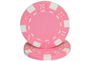 Brybelly Clay Composite gestreifte Würfel 11,5 g Pokerchips (100 Stück) – Blanko-Poker-Chips – Custom Cash Games and Home Casino Poker Nights