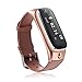 Produktbild Hunpta M6 Smart Watch Armband Sport Smartband w/Bluetooth Kopfhörer für IOS Android (Brown)