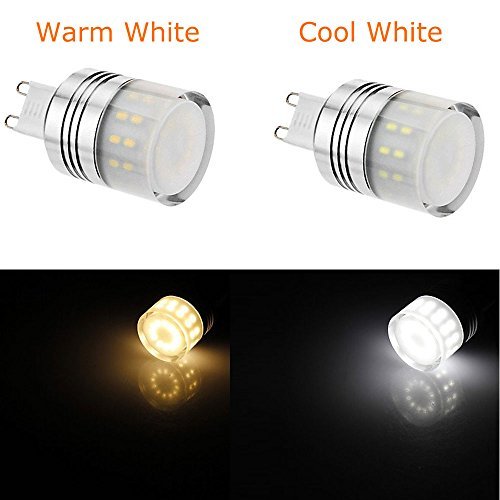 ArlyMama 2 piezas 3 W G9 3014SMD 36-LED de bajo consumo blanca Bombilla de focos para cápsula de cristal electrificadas