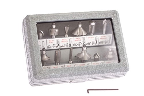 Powerfix®Profi+ Fräser Set 13-teilig für Oberfräse Nut- Rund- Fasenfräser - 2