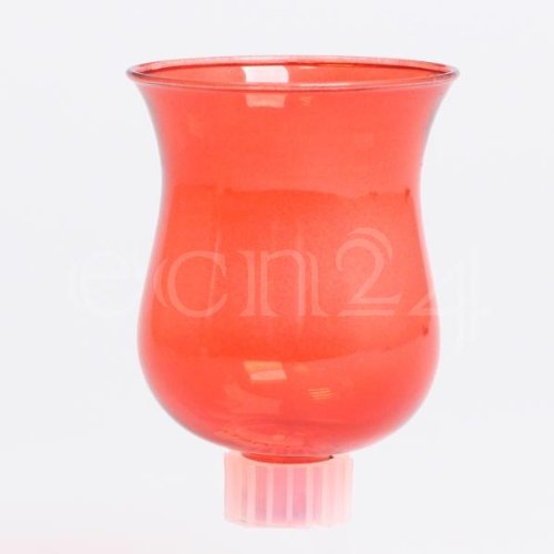 Preisvergleich Produktbild Glas Kerzenhalteraufsatz rot 8