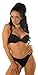 Produktbild Dessous Set Push-Up Bügel-BH & String, schwarz Größe 70 B