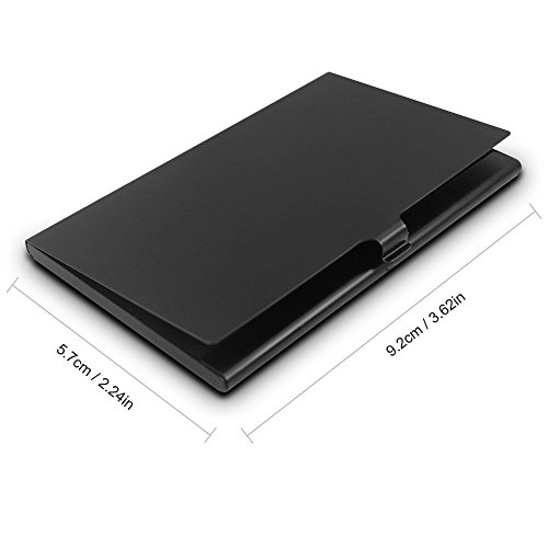 SD Memory Card-Aluminium-Gehäuse, Senhai Micro SD Card Speicherschutzbehälter, 2 Pack – Schwarz - 3