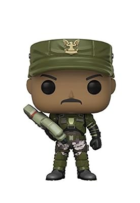 Funko- Figurines Pop Vinyl: Games: Halo: SGT. Johnson, 30101, Multicolore, Standard