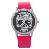 Schöne Uhren, Damen Kleideruhr Quartz 30 m Chronograph Armbanduhren für den Alltag PU Band Analog Kreativ Modisch Schwarz / Weiß / Rot - Braun Rosa Bronze Ein Jahr Batterielebensdauer / Edelstahl / SS