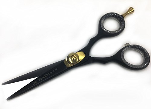 Sandbros Beard and Moustache Grooming Scissors Great Little Sharp Scissors 4.5 Inch DBS – Black - Image 5