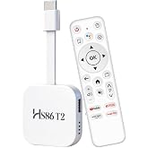 Android 14.0 TV Stick,TV Stick 2GB 16GB K3518 | Quad-Core 32bit Cortex A53 Chipset et Mali 450 MP2 GPU,Android TV Stick 2.4G/