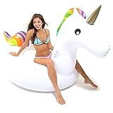 【Party Fiesta de verano】 Unicornio está garantizado para hacer un chapoteo donde quiera que vaya. ¡Todos en la piscina querrán dar un paseo en el carro mágico del unicornio! ¡Tome una foto y muestre su mítico unicornio! La crin y la cola del arco iris del unicornio hacen una foto increíble bajo el sol de verano.