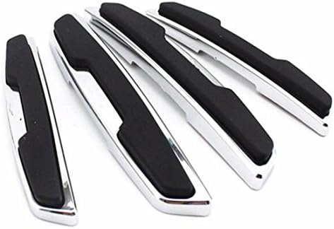 Car Door Anti-collision Strip Plastic+ Rubber Prevent Scratch Car Door Protector Stickers Auto Rubber Mouldings Car-styling 4pcs