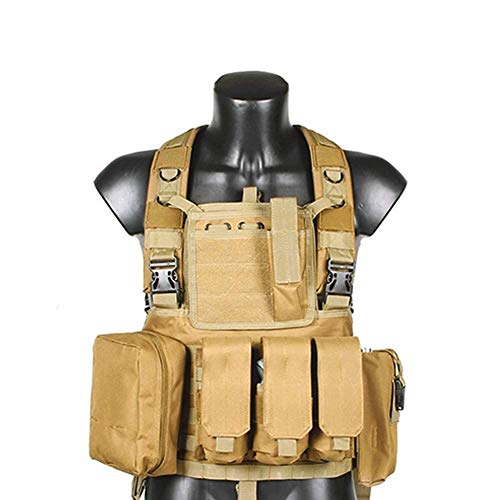 Preisvergleich Produktbild Tactical Vest Militärfeld Westen Security Guard Weste Einstellbare Atmungsaktive Wasserdichte Für Außen