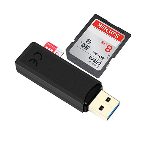 USB 3.0 SD/TF Speicherkartenleser – Leknin Super Speed Kartenleser Card Reader mit 2 Schlitze für Windows, Linux, Mac, und bestimmten Android Systeme – unterstützt SD / Micro SD / SDHC / SDXC / T-Flash - 6