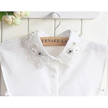 Chemisier Newport News Col Dentelle Amovible, Noir Et Blanc Cassé, Taille S/M, Neuf Sans Emballage