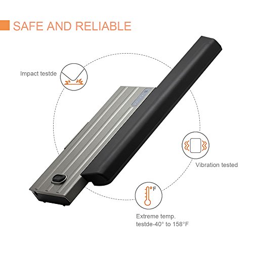 LENOGE Hochleistung Li-ion Akku Ersatz Laptop Batterie Für Dell Latitude D620, D630, D630 ATG, D630 UMA, D630c, M2300, 310-9080, 312-0383, 312-0386, 312-0653, 451-10298, 451-10422, TC030 11.1V 7800mAh - 5