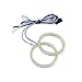 Produktbild Possbay 2x 80mm Angel Eyes LED COB Scheinwerfer Halo Ringe Weisslicht Mit Abdeckung
