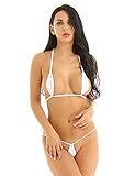 Mini Bikini Dessous Set für Frauen mit minimalem Überzug, gut dehnbar, Einheitsgröße