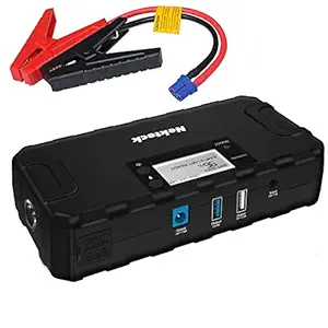 Nekteck Multifunction Car Jump Starter Portable External Battery Charger 600A Peak With 16800mAh High Capacity - Emergency Power Bank Auto Heavy Duty Jumper For Sedan Truck, Van, SUV, Laptop and More