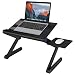 Produktbild SLYPNOS Laptop Ständer 360° Verstellbar, Notebookständer faltbar mit Luftrillen und Mausablage, bis 15.6'' Laptop bis 15 kg