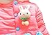 Baby Girls Kids Rabbit Cotton-padded clothes Outwear Coat Jacket Snowsuit (24-36 Months, Pink)