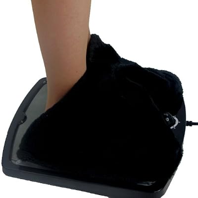 Fishtec ® Chauffe-Pieds Electrique - Chancelière avec Thermostat - Chaud en 2 mn