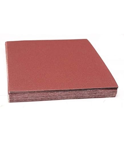 1/4 Sandpaper Sheet – 4-1/2" X 5-1/2" P80 Grit Red Aluminum - View #10