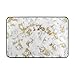 Produktbild Rghkjlp Doormats Carpet Abstract Gold White Marble Texture Print Area Rug Lightweight Doormat 23.6x15.7 inch, Memory Sponge Indoor Outdoor Decor Living Room Bedroom Office Kitchen
