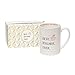 Produktbild C.R. Gibson 16 oz Porcelain Coffee Mug, Gift Boxed, Dishwasher & Microwave Safe, Measures 5" W x 4.63" - Best Teacher Ever