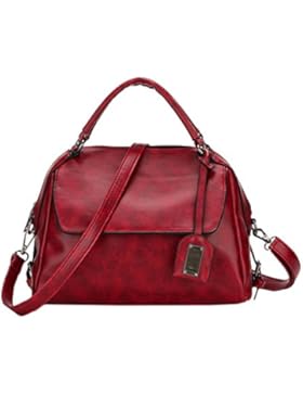 Damen Tasche PU-Leder Shopper Henkeltasche Schultertasche Messenger Muße Umhängetaschen