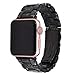 Produktbild 3C-LIFE 38mm/40mm Resin Strap Compatible with Apple Watch, iWatch Band Lightweight Resin Wristbands Strap Replacement Cool New Bracelet (Metal Clasp) Series 4 3 2 1 Sport Edition (White)