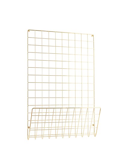 House Doctor - Pinnwand Mesh, Gold