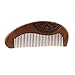 Hair Combs,Portable Moon Shaped Toothed Healthy Hair Care Peach Wood Comb Anti-static Barbers Combs Hair Comb for Women Ladies Mens Perfect for Your Beard, Moustache & Hair