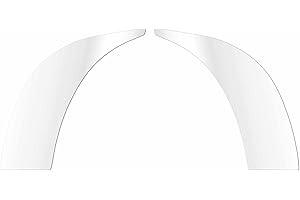 ‎JAWERK JAWERK Steinschlagschutzfolie für Skoda YETI 5L Kotflügel - TRANSPARENT Klar Seitenteil, Lackschutz, Kratzschutz, Selbstklebend, Autofolie