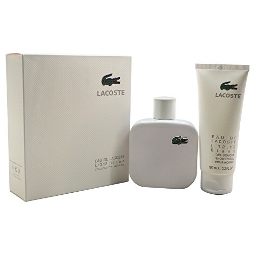 Lacoste Eau de Lacoste L.12.12 Blanc Gift Set 100ml EDT + 100ml Shower Gel