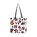 Produktbild Herbst Maple Leaves und andere Blätter Canvas Tote Handtasche Schultertasche Crossbody Taschen Geldbörsen für Männer und Frauen Einkaufstasche