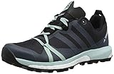 Perforierte Zunge adidas Damen Terrex Agravic GTX Traillaufschuhe, Grau (Carbon/Gritre/Vercen 000), 39 1/3 EU