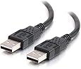 C2G 1 Metre USB 2.0 A Male to A Male USB Cable, 480 Mbps High Speed Data Transfer Lead