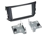 smart fortwo radio 10 2-DIN Radioblende 2-DIN Radioblende Smart ForTwo Facelift, schwarz