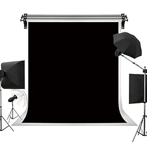 Kate 3?3m Solid Black Backdrop Portrait Background for Photography Studio