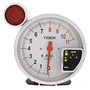 THE ADVENTURE GARAGE Tiger RPM Meter (White)