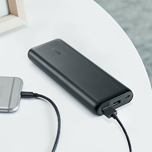 Anker Power Bank Caricabatterie Portatile 2 porte USB PowerCore 20100 - Batteria Esterna Caricatore Portatile da 20100 mAh Ultra Compatto - Alta CapacitÃ  per Huawei, Samsung, iPhone X/8/8 Plus, Asus, LG e Altri