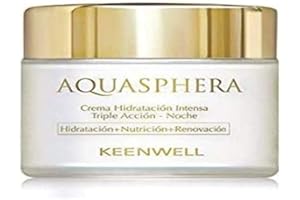 KEENWELL AQUASPHERA Triple Action INT. MOIS.Night CEAM 80 ML, Negro, Estandar