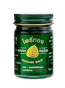 HANI PO Phothong Green Herb Pain Balm 50g Thailand Product Pack of 1 (Green Massage Balm 50g)