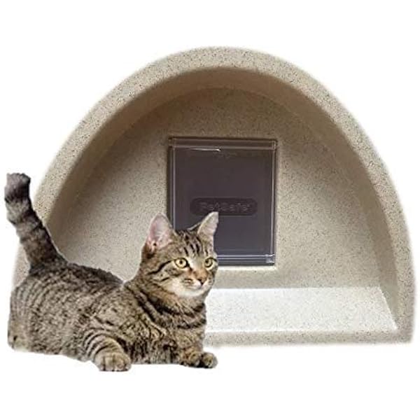 cat house with cat flap