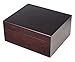 Produktbild Walnuss Furnier Humidor dunkel V-550 Polymerbefeuchter inkl. Lifestyle-Ambiente Tastingbogen