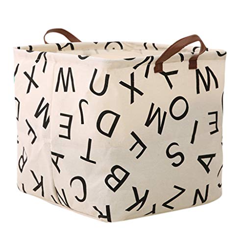 Preisvergleich Produktbild Aufbewahrungsboxen,Rifuli® Baumwolle Leinen wasserdichte PE-Beschichtung Aufbewahrungskorb Diverses Aufbewahrungsbox Regalkörbe Küche Haushalt Wohnen Aufbewahren Ordnen