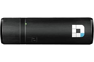 D-Link DWA-182 Adattatore USB, Wireless, AC1300, Dual-Band, Nero/Antracite