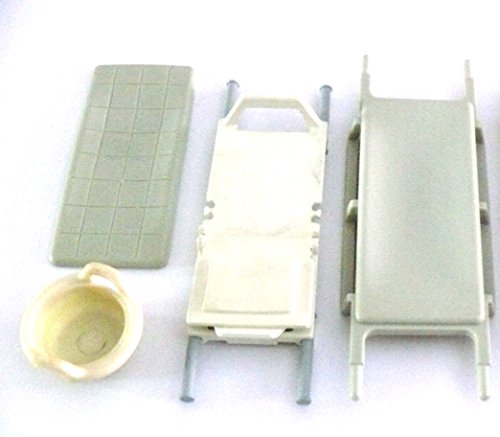 Preisvergleich Produktbild playmobil ® Bett aus Rettungswagen Krankenbett Trage Krankentrage Korb Matratze